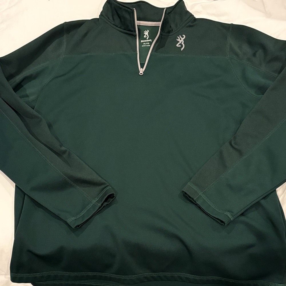 Green Browning Pullover
